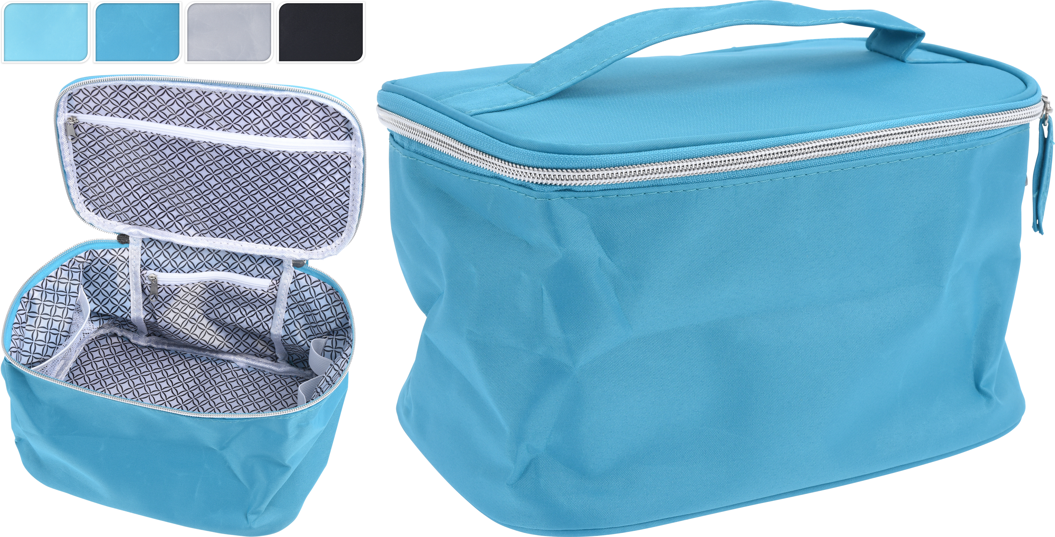 Lucht Ijzig hardware Toilet/ make-up tas met handvat